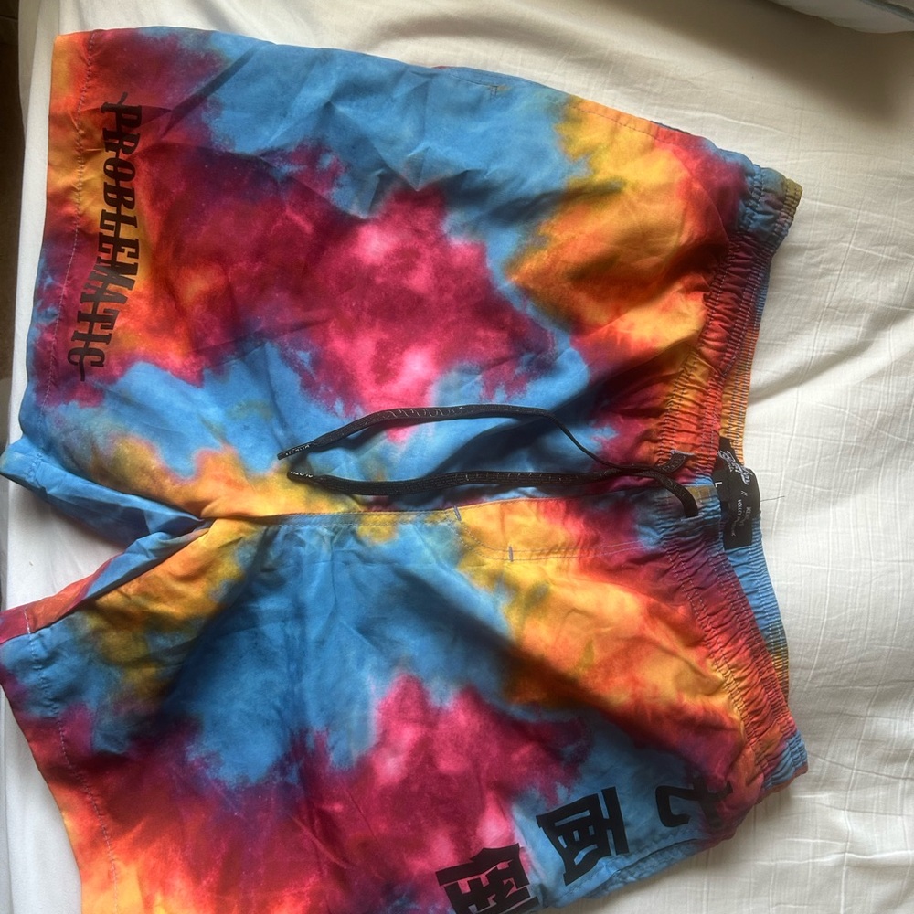 Colorful Tie-Dye Shorts